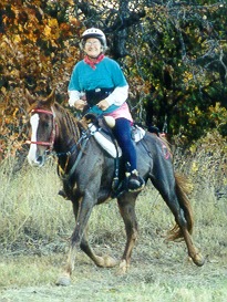 HAWLA AL BADIA+ at the Bell Cow Frost endurance ride, 2002. photo by J Adame 