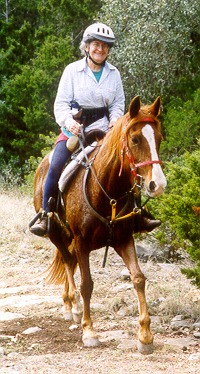 HAWLA AL BADIA+ at the Montell Cliffhanger endurance ride, 2003. photo by J Adame